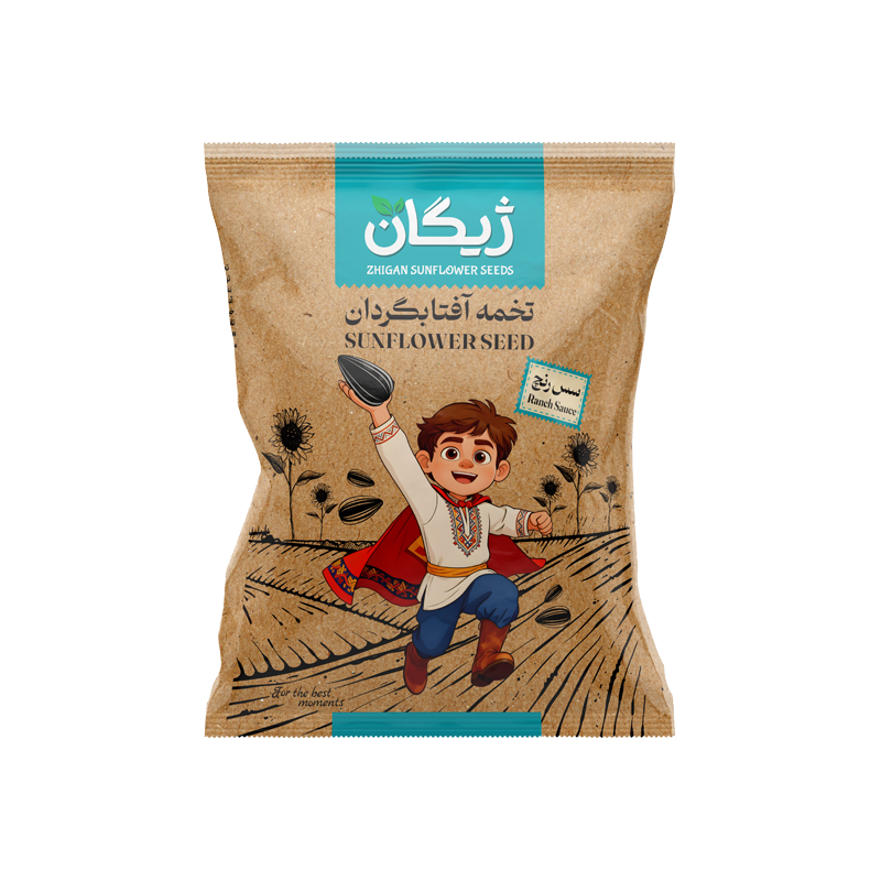 تخمه آفتابگردان سس رنچ